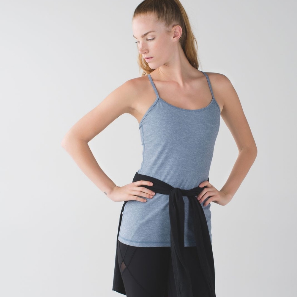Lululemon Athletica Power Y Luon Blue